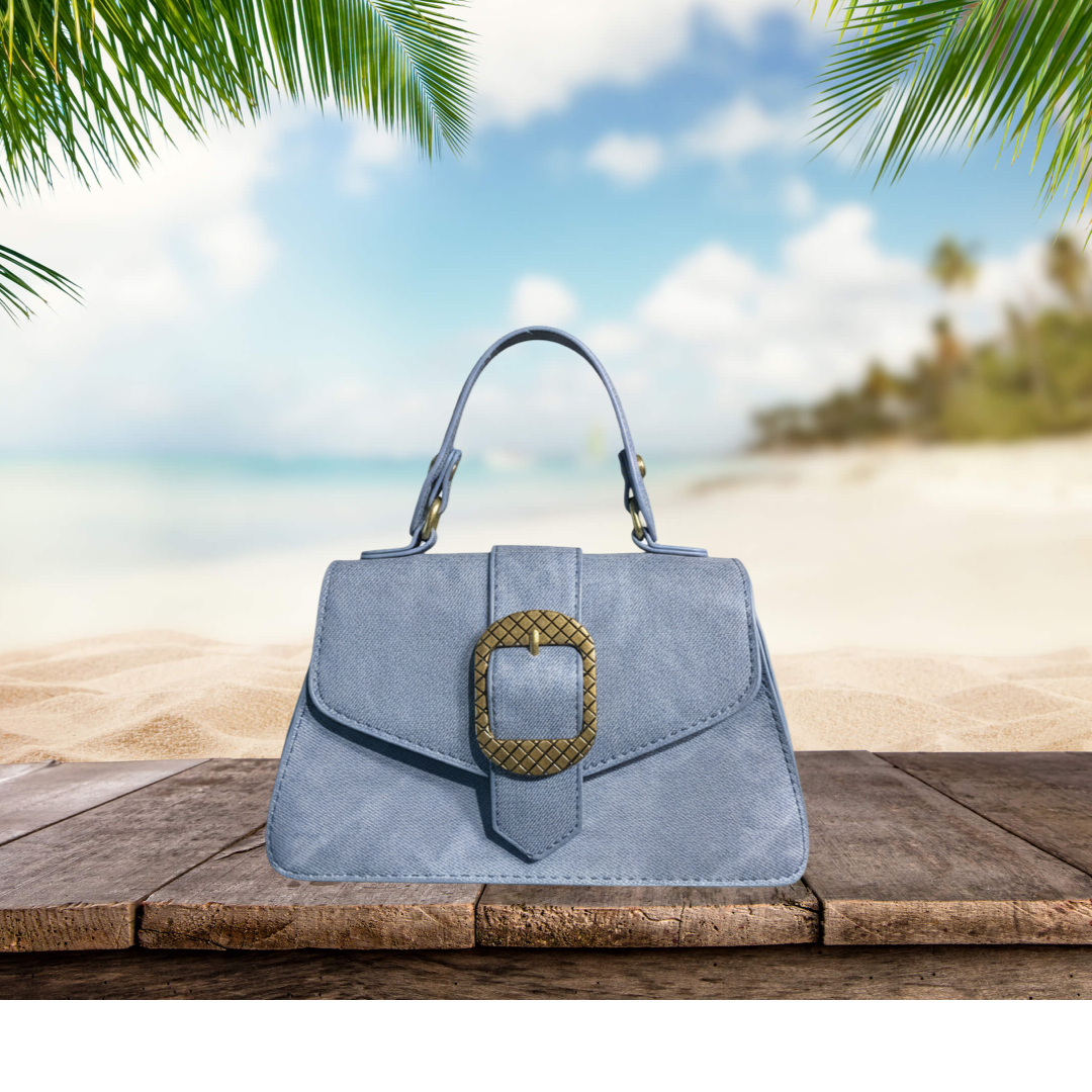 Elegant Women’s Mini Handbag – Blue